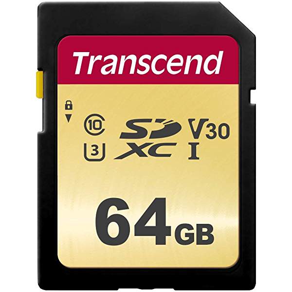Transcend SDXC/SDHC 500S 製品画像