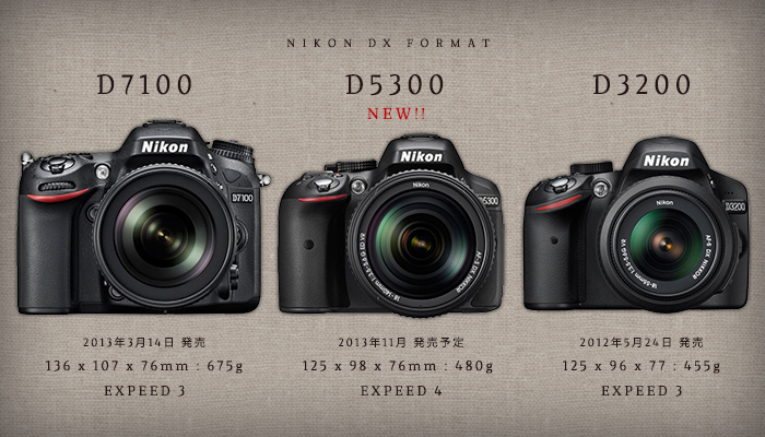 ニコン D5300 Vs D7100 Vs D30 仕様比較 D5300から見るdxフォーマットモデル別の違い かめらとブログ