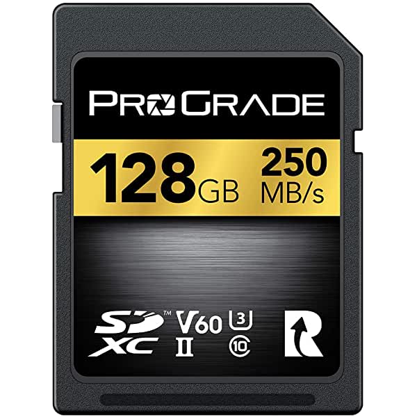 ProGrade Digital SDXC UHS-II V60 GOLD 250R MEMORY CARD 製品画像