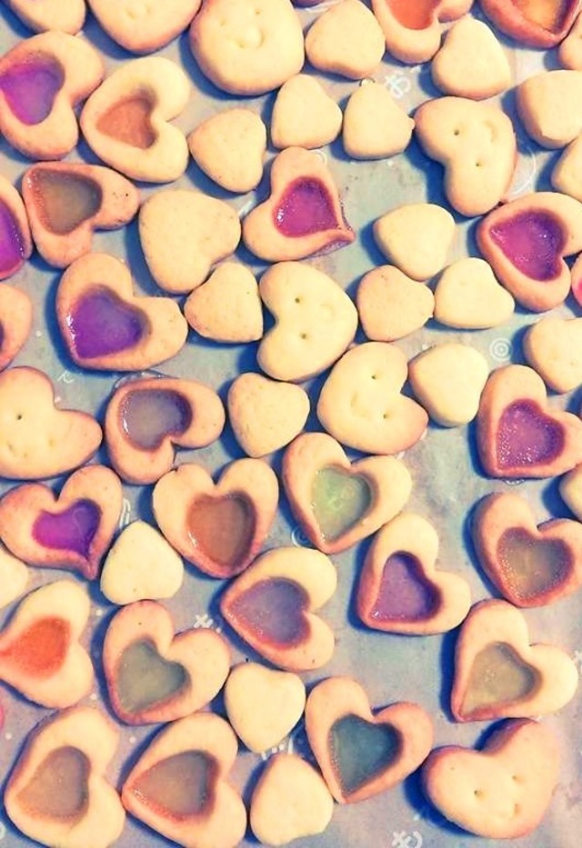 'Biscuit de verre taché'