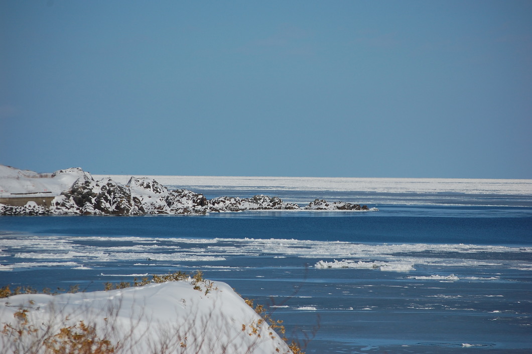 真冬のオホーツク海②