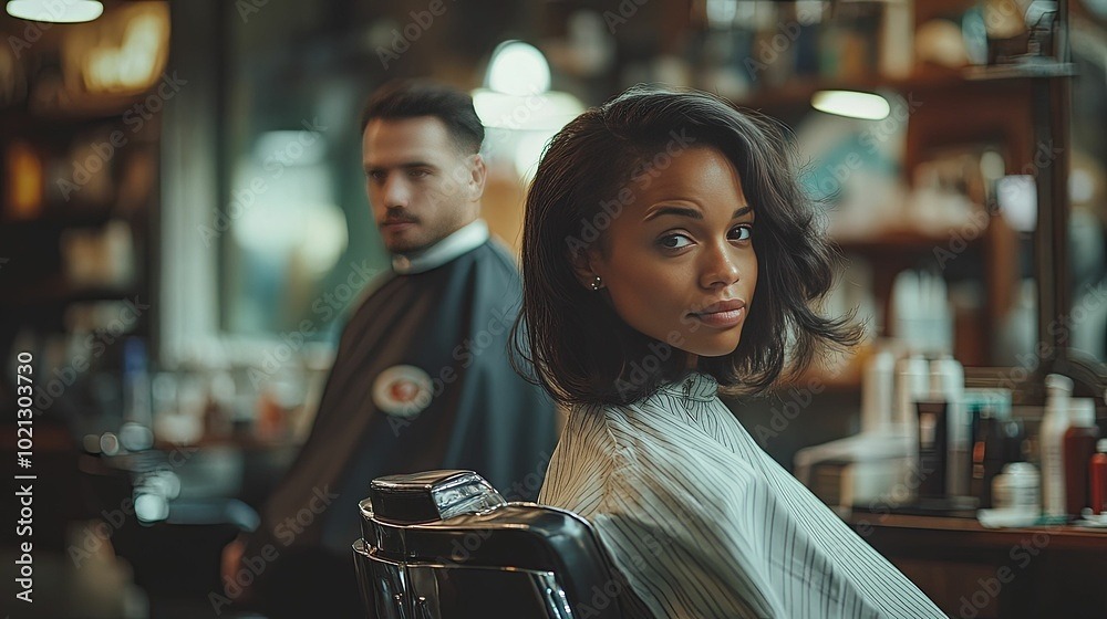 'Woman Looking Over Shoulder'