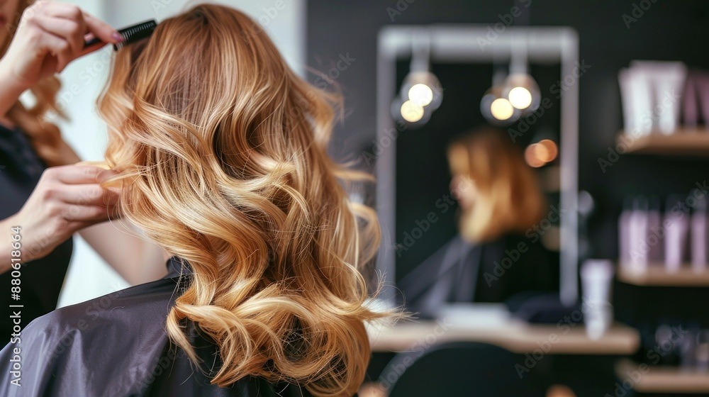 'Woman with Blonde Curls'