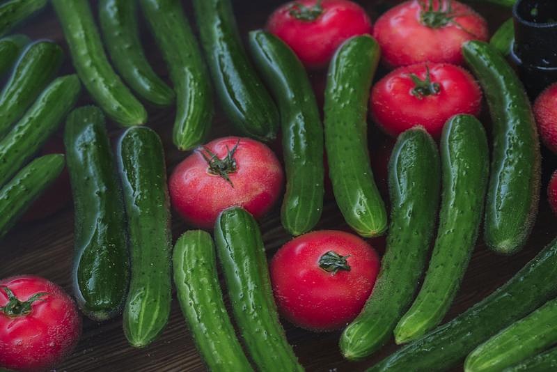 'ワサビ平のトマトときゅうり'