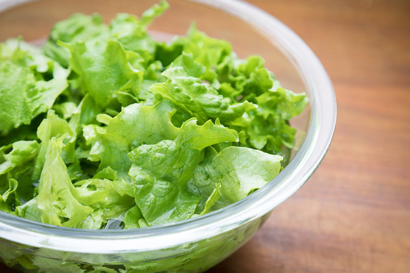 'サラダ用にグリーンレタスをまるごと1玉'